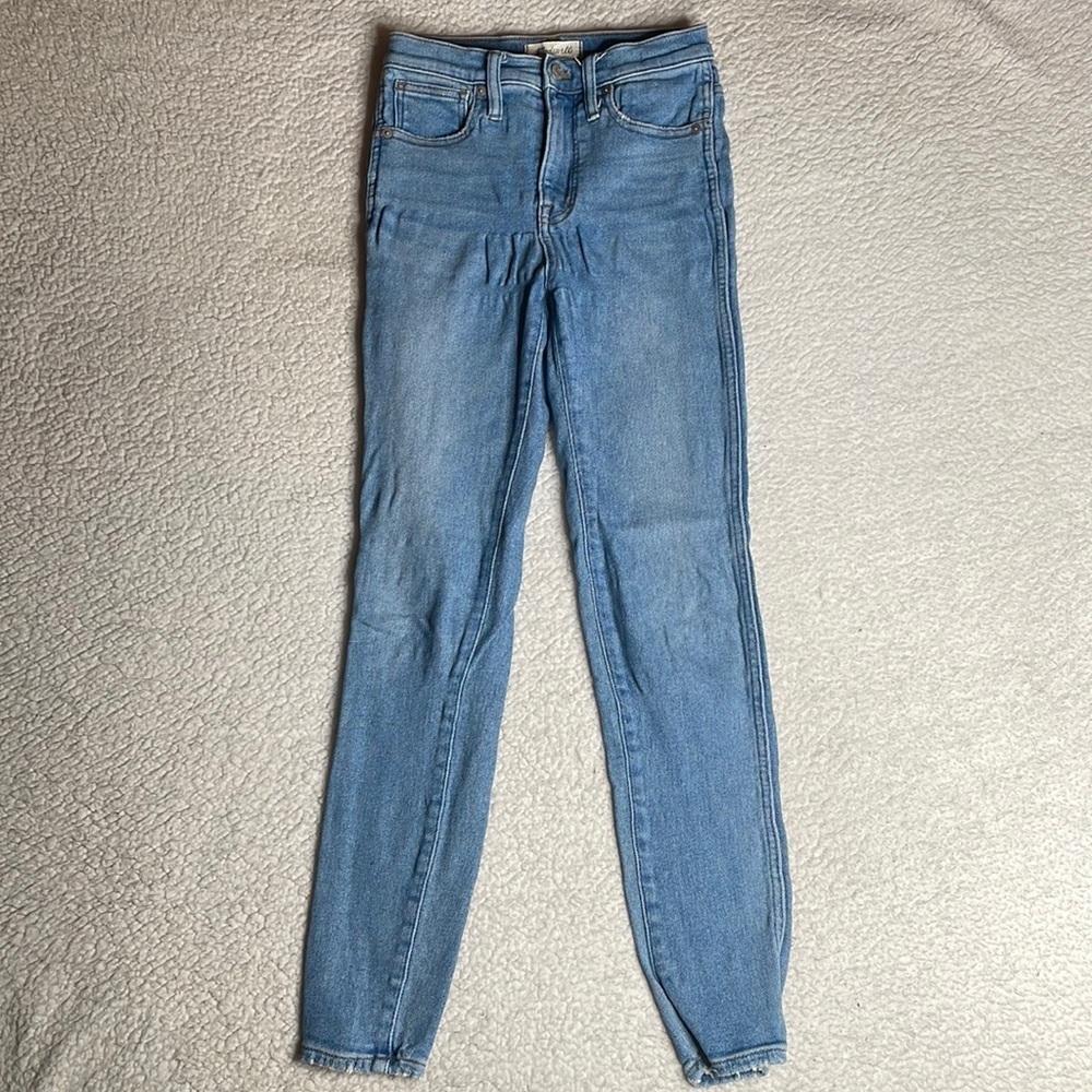 Madewell Denim Jeans High Rise Skinny Stretchy Comfy Size 25